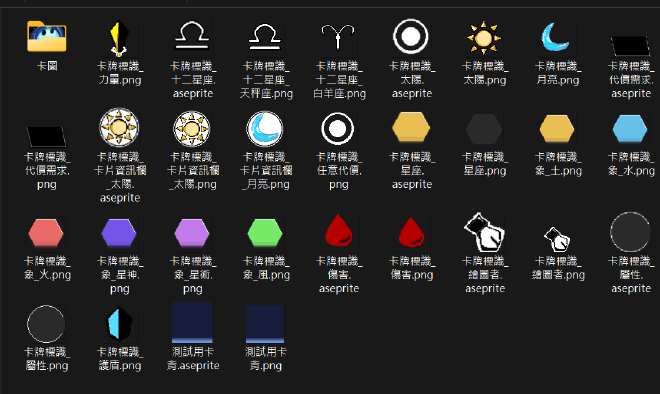 卡面上相關的資訊